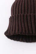 Brown knit pom pom beanie hat baby toddler adult - 4