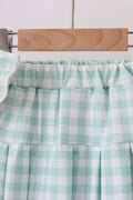 Green Golf Embroidered Skorts Set - 4