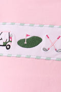 Green Golf Embroidered Skorts Set - 5