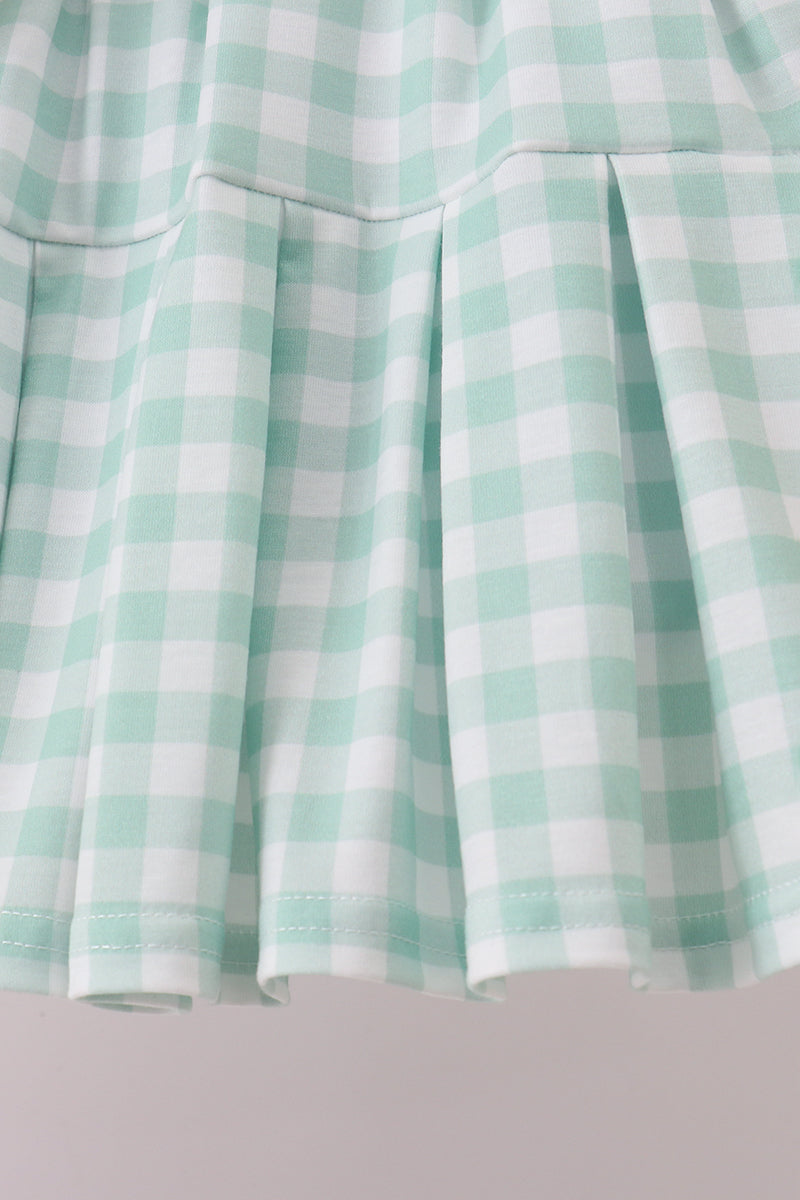 Green Golf Embroidered Skorts Set - 6