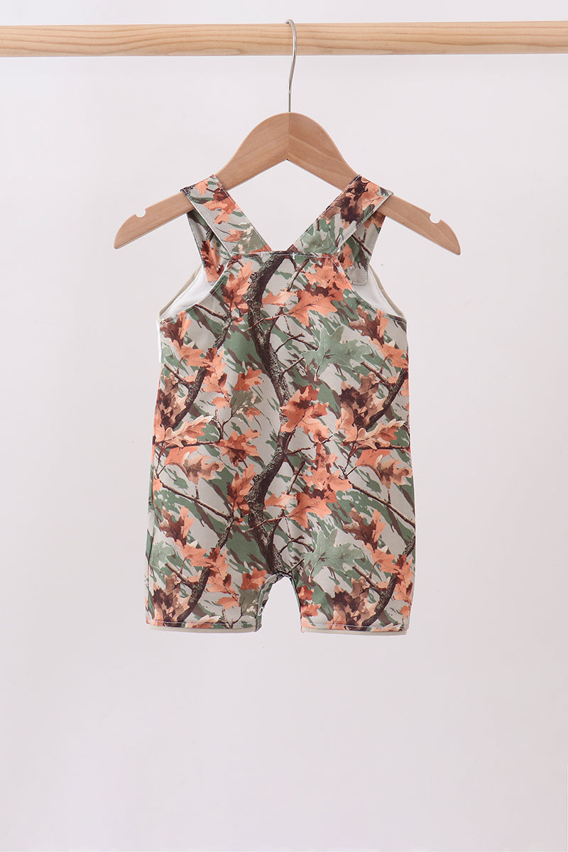 Camo Wildlife Embroidered Jon Jon - 2