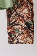 Green Hunting Print Pants Set - 3