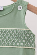 Sage smocked jon jon - 3
