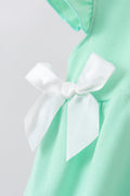 Green character embroidery ruffle bubble - 3