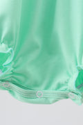 Green character embroidery ruffle bubble - 4