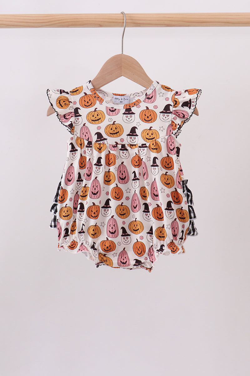 Pumpkin ruffle bubble - 1