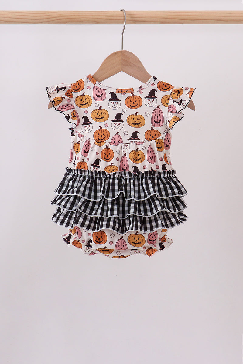 Pumpkin ruffle bubble - 4