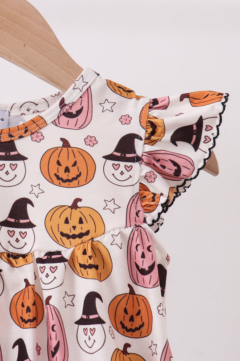 Pumpkin ruffle bubble - 5