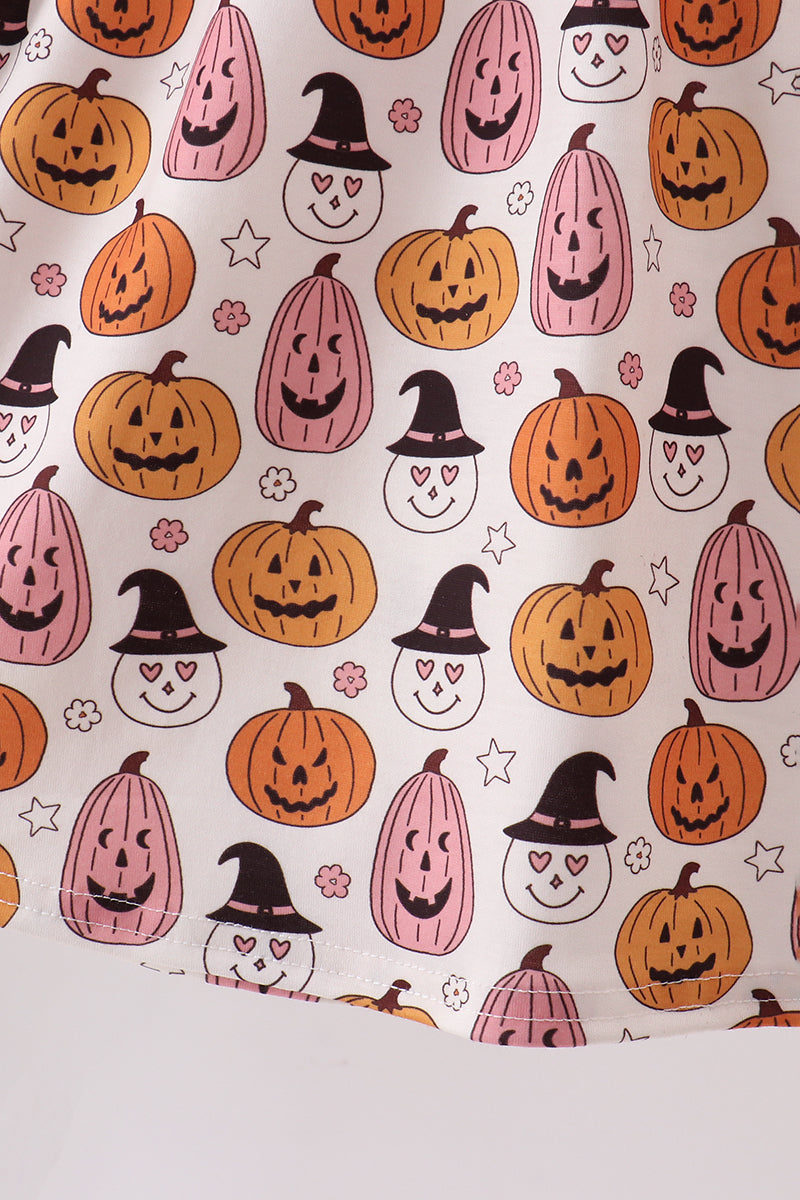 Pumpkin ruffle dress - 4