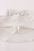 Rust Texas embroidery bow skorts set - 5