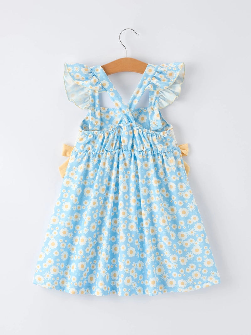 Mama’s Bestie Daisy Smocked Baby Girl Dress - 2