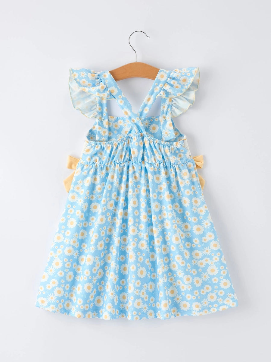 Mama’s Bestie Daisy Smocked Baby Girl Dress