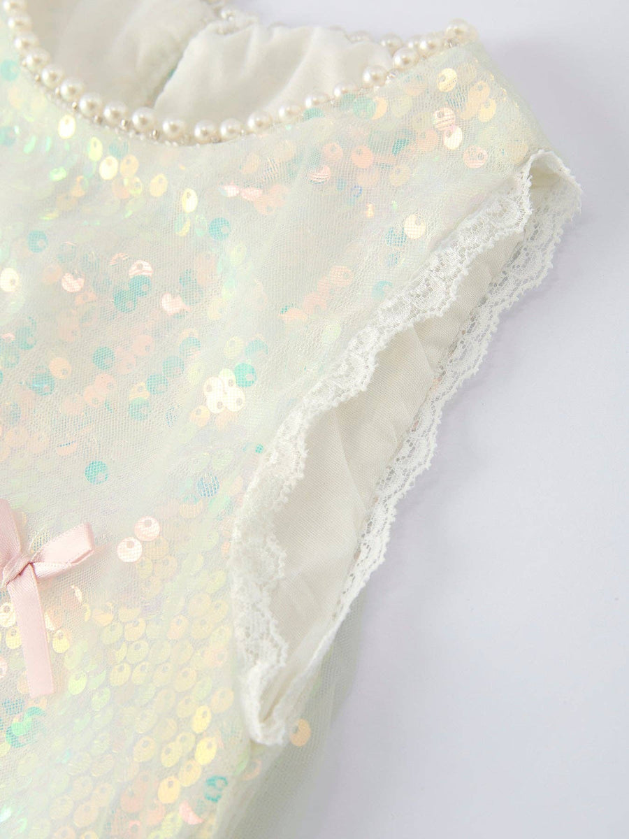 Blush Sparkle Tulle Party Dress | Girls Party Dress