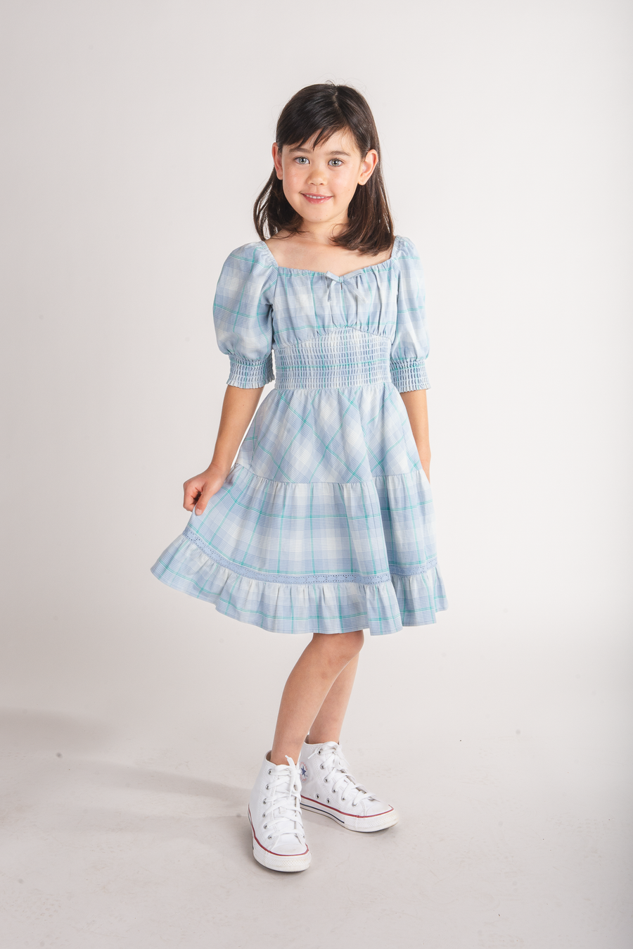 Nelly Plaid Dress