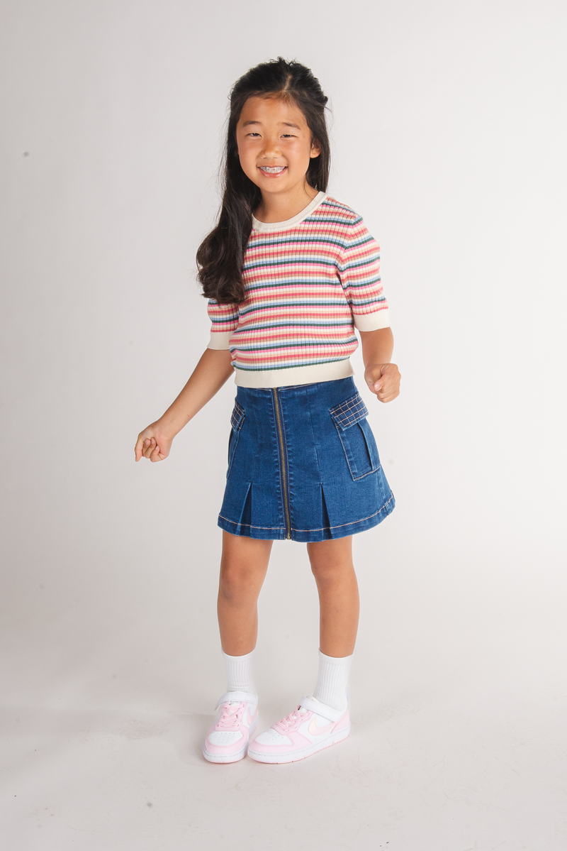 Jackie Denim Skort - 6