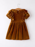 Autumn Velvet Girls Dress-Multiple colors available - 4