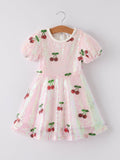 Sweet Cherry Sequins Cute Dress - 10