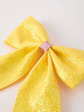 Back to School Sequin Bow Hairpin - 9