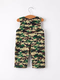 Camouflage Duck Smocking Embroidery Baby Boy Romper - 7
