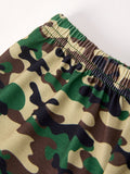 Camouflage Duck Smocking Embroidery Boys Outfit - 3