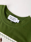 Camouflage Duck Smocking Embroidery Boys Outfit - 4