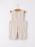 Fall Halloween & Thanksgiving  Pumpkin Smock Embroidered Boys Romper - 12