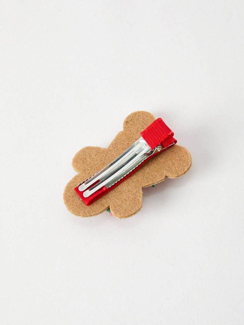 Christmas Gingerbread Girls Hair Clip - 5