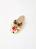 Christmas Elk Girls Hair Clip - 1