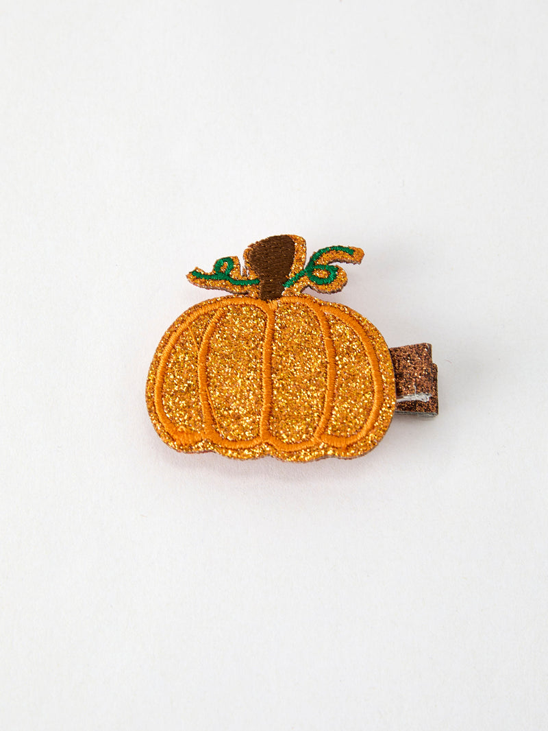 Halloween Pumpkin Girls Hair Clip - 1