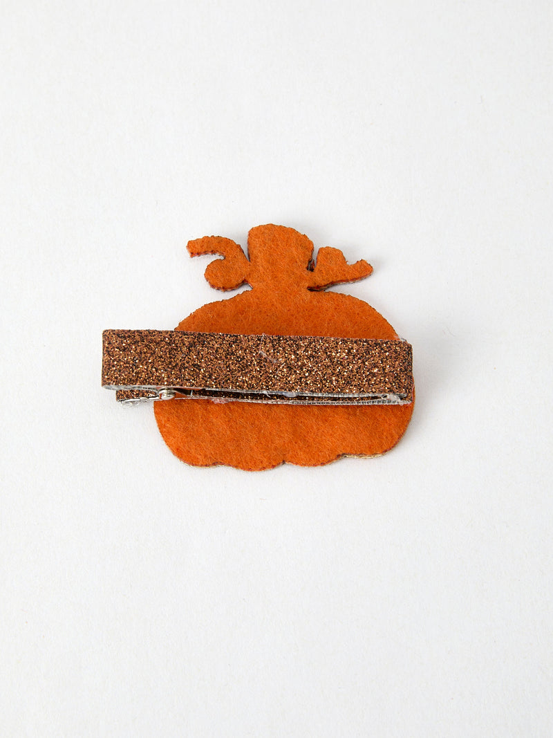 Halloween Pumpkin Girls Hair Clip - 2