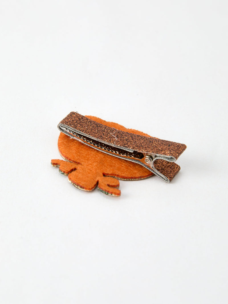 Halloween Pumpkin Girls Hair Clip - 4