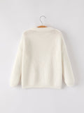 Mommy & Me Winter Girls Bow Sequins Pullover Sweater - 10
