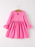 Fall Thanksgiving& Halloween "GOBBLE" Smock Embroidery Baby Girl Dress - 8