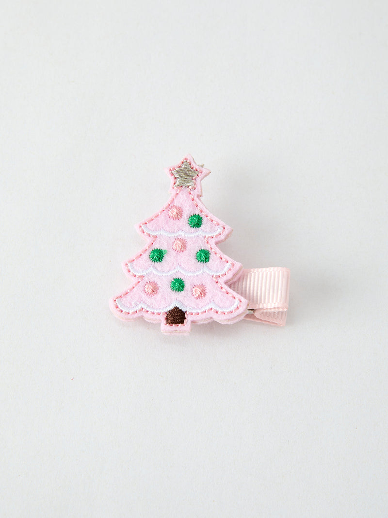 Winter Christmas Girls Hair Clips 1.8 Inch - 10