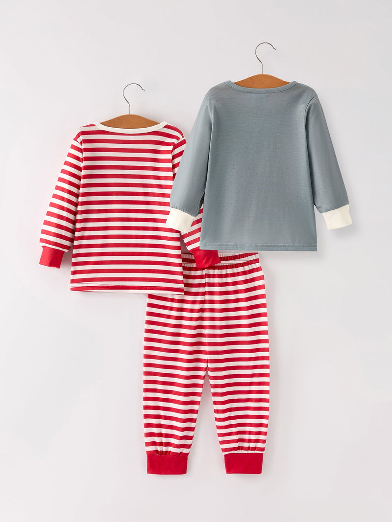 Christmas 3 Piece Girls Pajama Set - 21