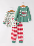Christmas 3 Piece Girls Pajama Set - 11