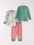 Christmas 3 Piece Girls Pajama Set - 12