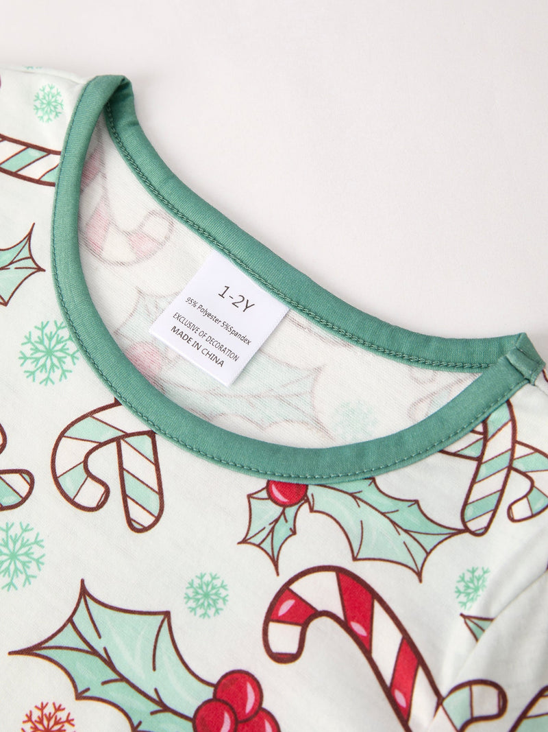 Christmas 3 Piece Girls Pajama Set - 13