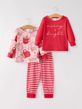 Christmas 3 Piece Girls Pajama Set - 26
