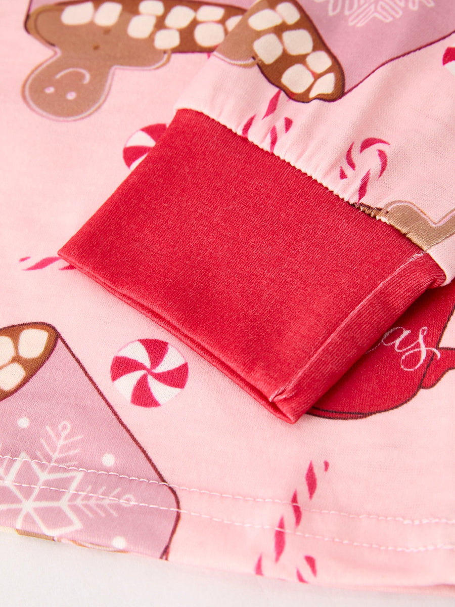 Christmas 3 Piece Girls Pajama Set