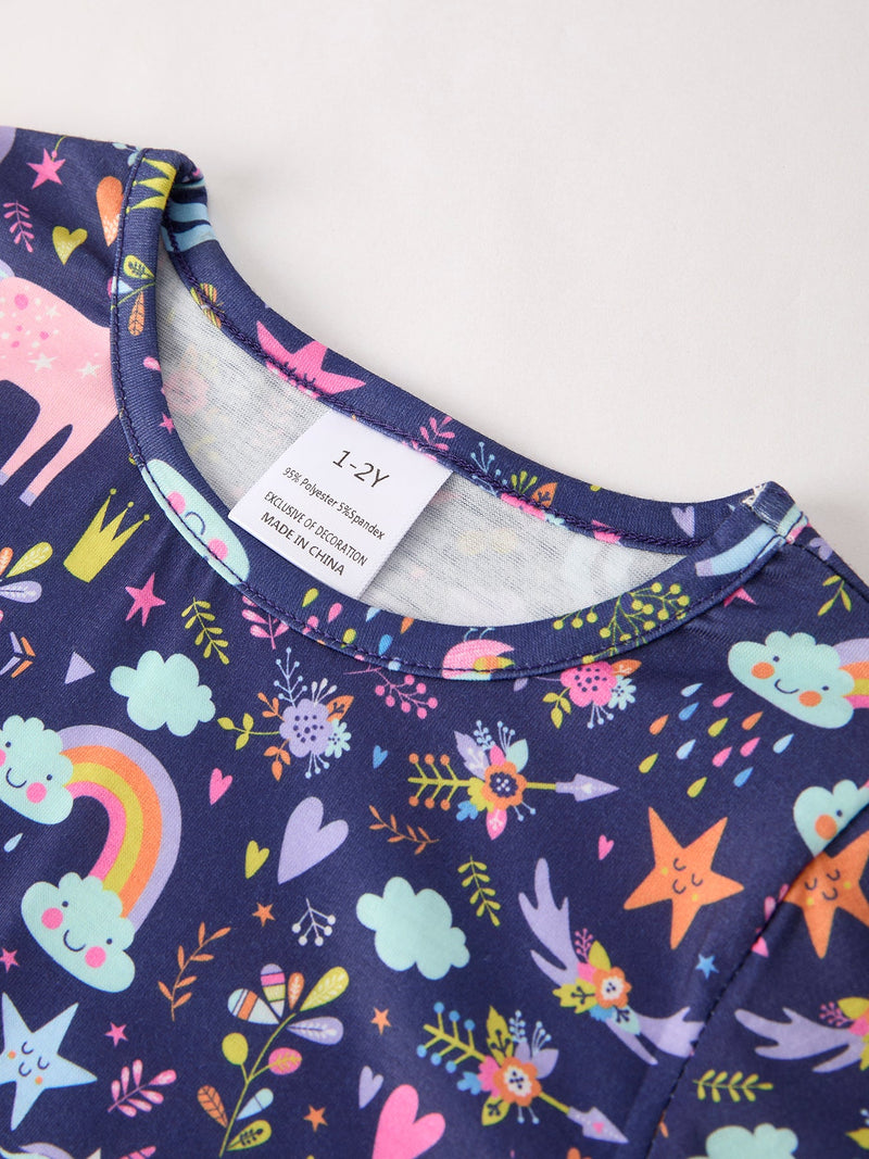 Christmas 3 Piece Girls Pajama Set - 18