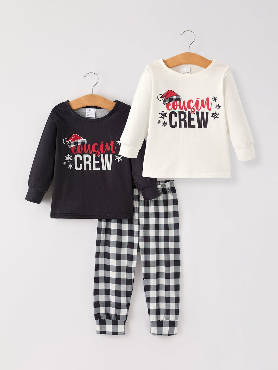 Christmas 3 Piece Girls Pajama Set