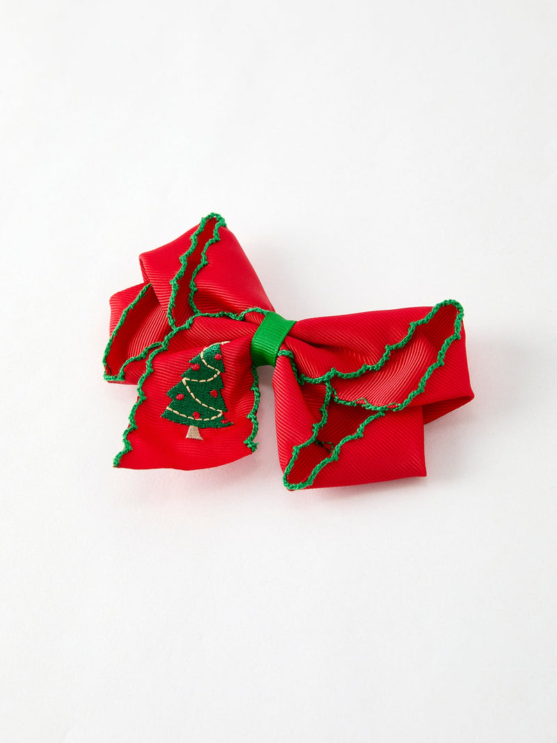 Winter Christmas tree Hair Clip - 1