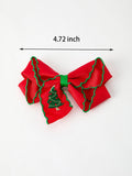 Winter Christmas tree Hair Clip - 3