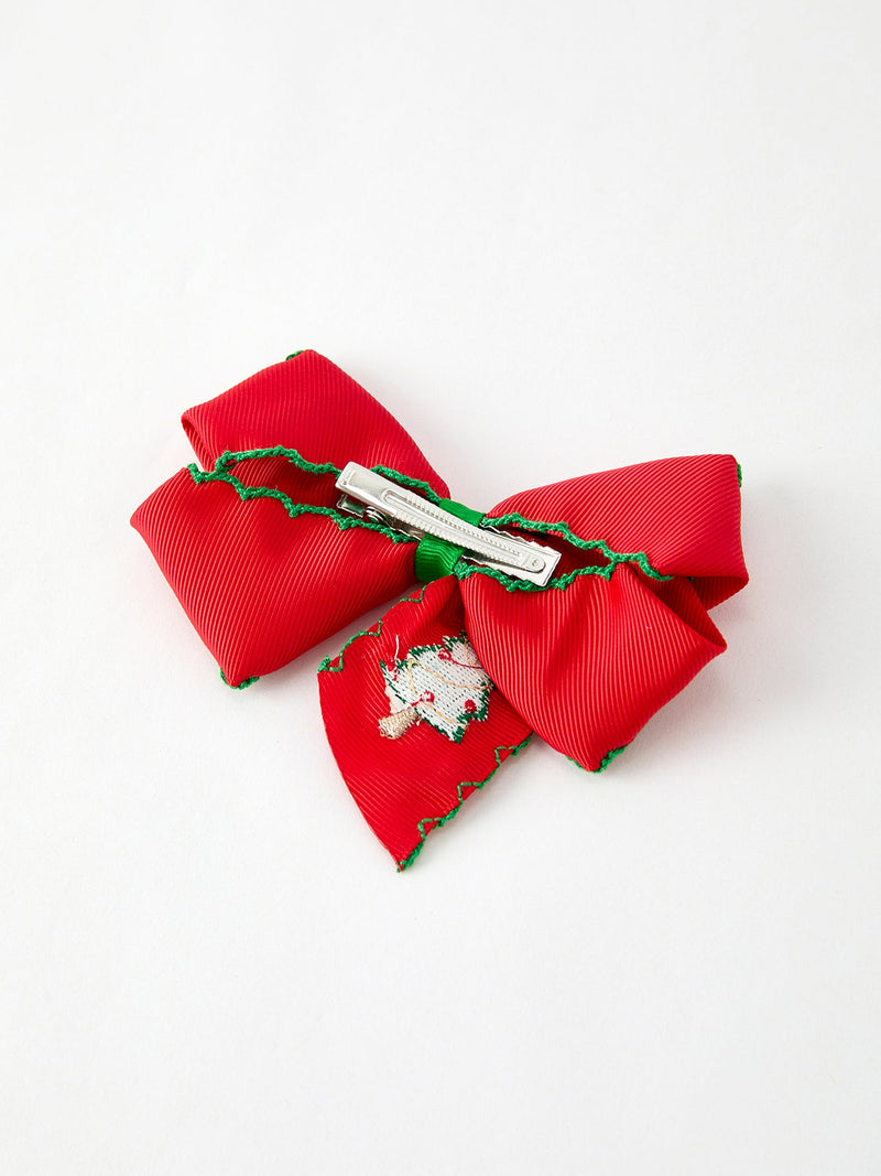 Winter Christmas tree Hair Clip - 4