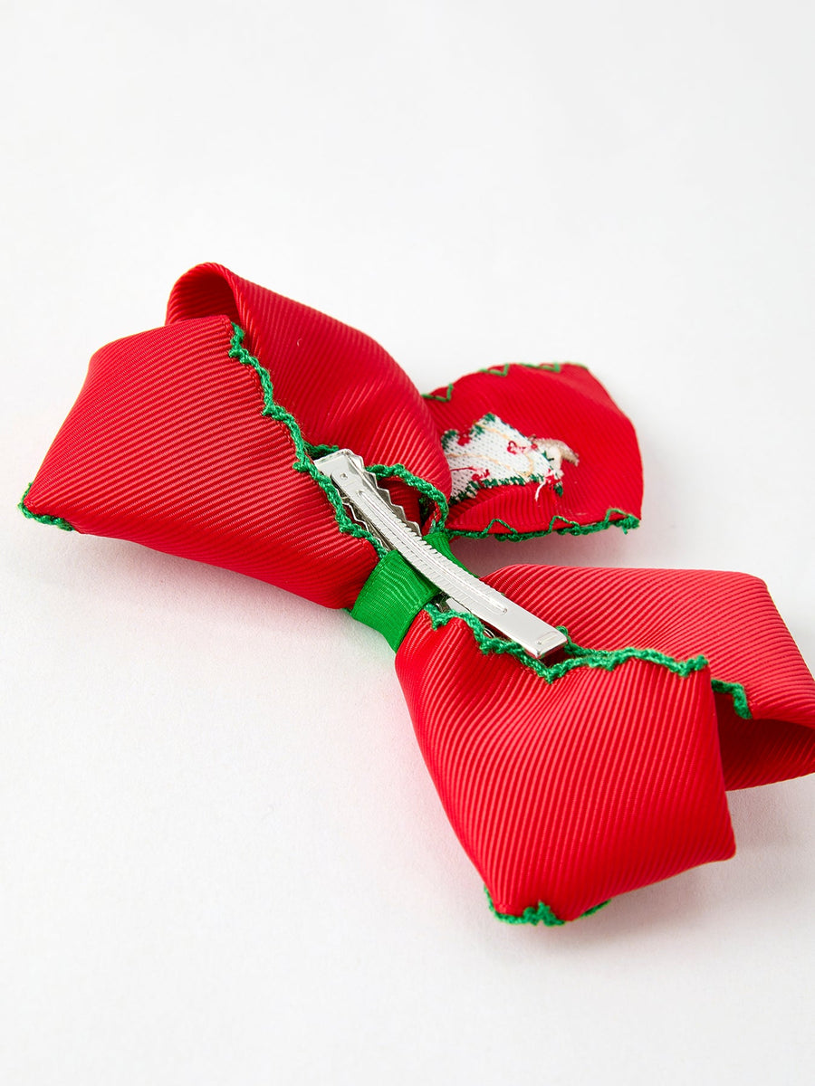 Winter Christmas tree Hair Clip