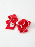 Winter Christmas Santa Hair Clip 4.3inch - 6