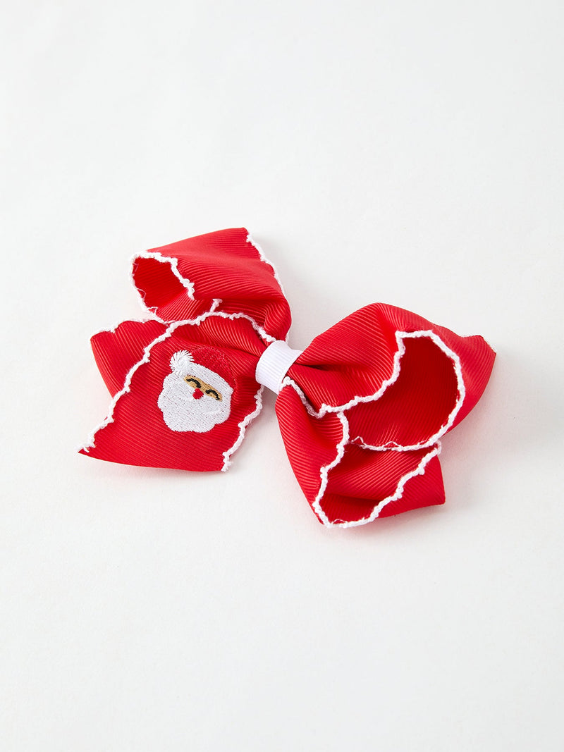 Winter Christmas Santa Hair Clip 4.3inch - 6