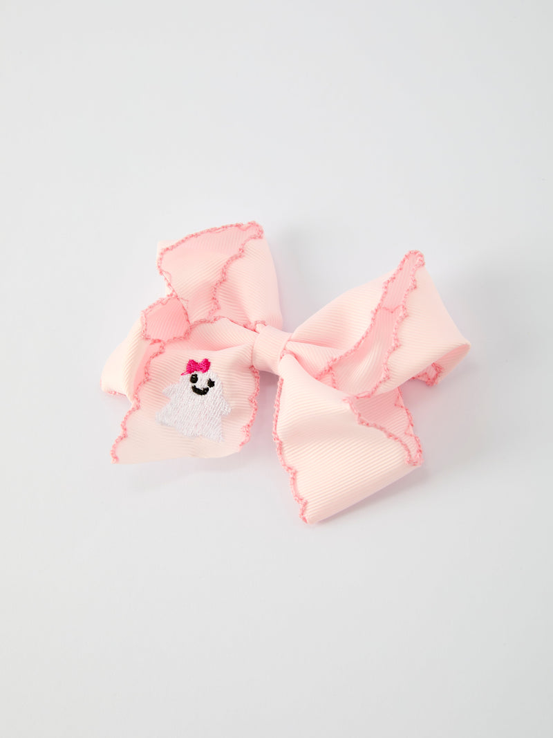 Halloween Ghost Bow Hairpin 3.9 Inch - 4