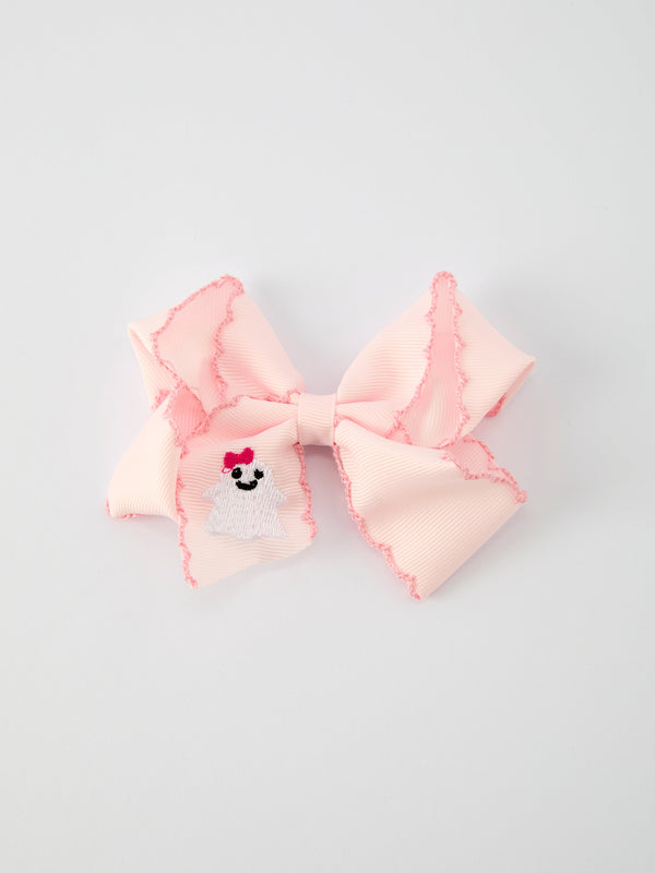 Halloween Ghost Bow Hairpin 3.9 Inch